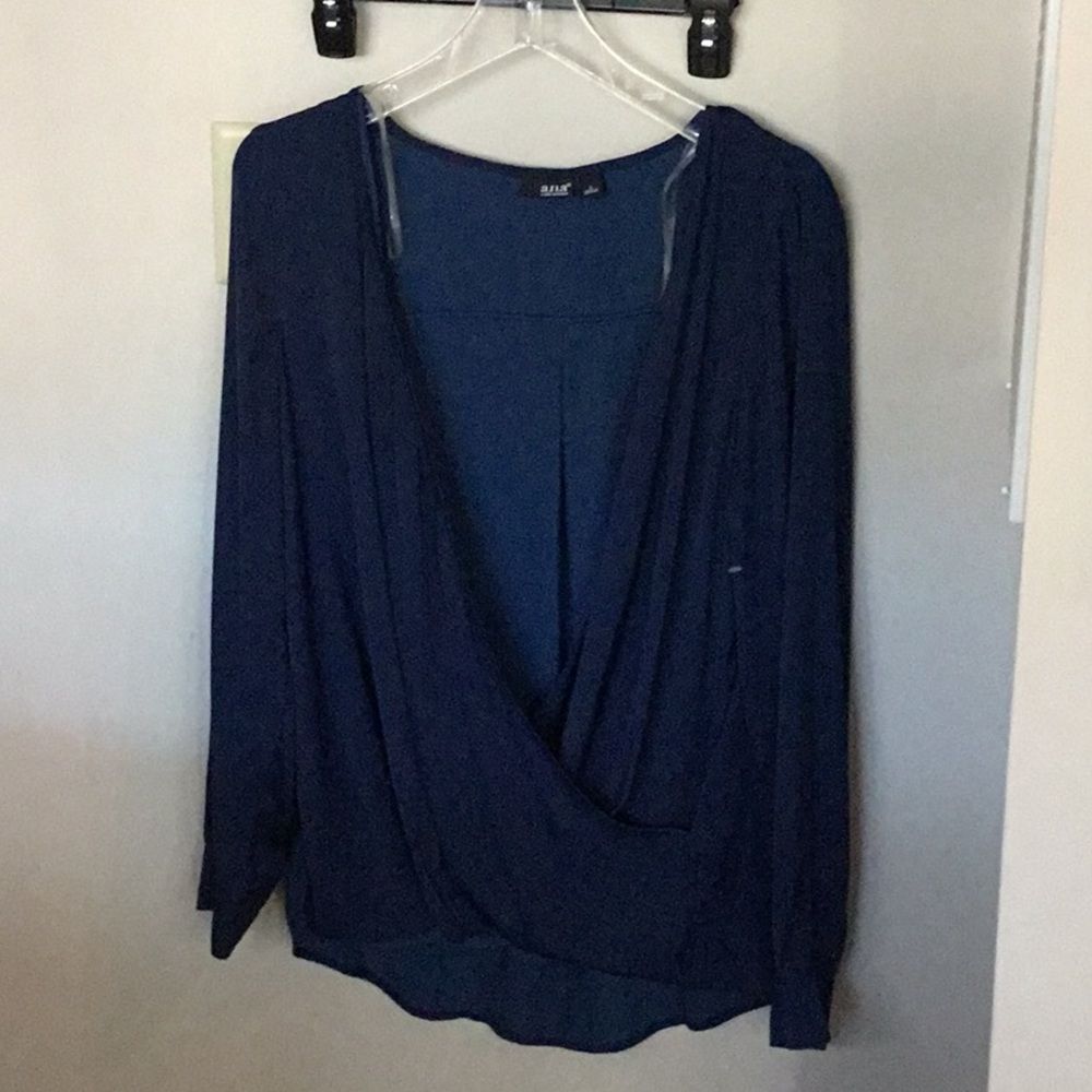 Blue women blouse